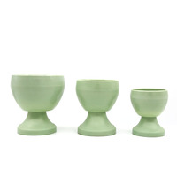 Yicai Accessoires de mariage modernes, pot de fleurs rond de style romain pour plantes succulentes, décoration intérieure