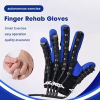 Gants de rééducation d'entraînement d'exercice de main portatifs thérapie de miroir de robot de doigt pour des patients d'accident vasculaire cérébral