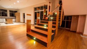 Vente d'usine Plancher en bambou massif 10-14 mm d'épaisseur, tissage compressé, colle flottante, installation, garantie 5 ans, moderne - Product Image 4