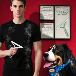 Özel Evcil Hayvan Bakım Ürünleri Evcil Hayvan Tüyü Alma Aleti Mini Evcil Hayvan Tüyü Temizleyici Taşınabilir Tüy Alma Aleti 3'lü Set Yeniden Kullanılabilir Evcil Hayvan Tüyü Temizleyici - Product Image 5