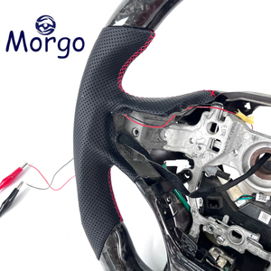 Volante Personalizado de Fibra de Carbono Real con LED para <span class=keywords><strong>Lexus</strong></span> LS/ES/<span class=keywords><strong>UX</strong></span> 500h/200/<span class=keywords><strong>250h</strong></span>/260h/300h/350h F Sport (2017-2025) - Product Image 4