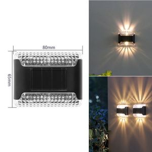 Waterproof High Quality up and Down Backyard Fence Decor Wall Stair <b>Light</b> <b>Deck</b> <b>Solar</b> Outdoor <b>Solar</b> <b>Light</b> - Product Image 4