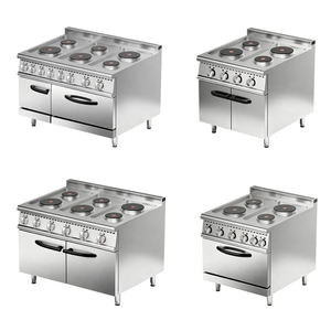 موقد كهربائي تجاري صناعي للمطاعم والفنادق بـ 6 شعلات، موقد طهي من الفولاذ المقاوم للصدأ سهل التنظيف - Product Image 1