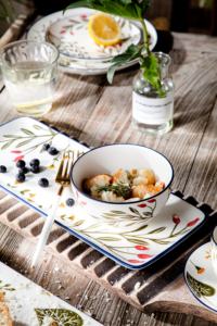 Handpainted Floral Ceramic Luxury Tableware Set for Rustic Dining and Home Aesthetic Cute <strong>Childrens</strong> Porcelain <strong>Bowls</strong> - Product Image 3