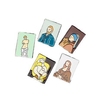 Pin Metálico Decorativo con Diseño <span class=keywords><strong>de</strong></span> <span class=keywords><strong>la</strong></span> <span class=keywords><strong>Noche</strong></span> Estrellada <span class=keywords><strong>de</strong></span> <span class=keywords><strong>Van</strong></span> <span class=keywords><strong>Gogh</strong></span>, Emblema Metálico, Pin <span class=keywords><strong>de</strong></span> Metal con Diseño Artístico, Pin <span class=keywords><strong>de</strong></span> Metal Pintado a Mano - Product Image 4