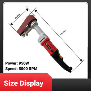 เครื่องขัดสายพานแบบมือถือ เครื่องขัดทรงกระบอก เครื่องเจียรแบบถัง เครื่องเจียรโค้ง เครื่องขัดสายพานไฟฟ้าสำหรับงานหนัก - Product Image 4