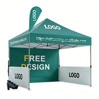 Tente de réception robuste 10x10 10x20, système pop-up personnalisé pour salons professionnels et événements extérieurs