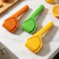 Eco-vriendelijke ABS plastic handmatige citroenenpers, opvouwbaar, draagbaar fruitgereedschap voor de keuken
