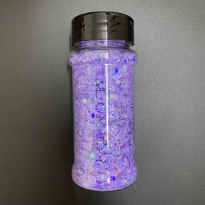 Poudre de paillettes de Noël en polyester résistant aux solvants PET en gros pour l'art des ongles et les gobelets - Product Image 4