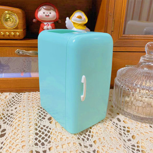 <strong>New</strong> Style Refrigerator Shape Storage Box Plastic <strong>Pen</strong> <strong>Container</strong> Jewelry Cosmetic Storage <strong>Containers</strong> Desktop Organizer for Rings - Product Image 5
