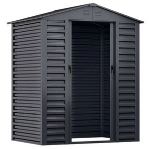 <span class=keywords><strong>Caseta</strong></span> de jardín de metal 180x120x185cm <span class=keywords><strong>Antracita</strong></span> - Product Image 1