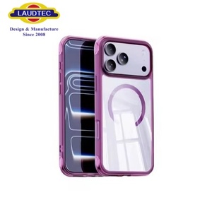 เคสโทรศัพท์ใสแบบแม่เหล็ก ป้องกันรอยนิ้วมือ กันกระแทก รองรับการชาร์จไร้สาย สำหรับ iPhone 18/18 Pro/18 Pro Max ขายส่ง - Product Image 1