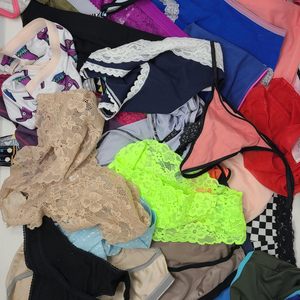 Braguitas de mujer de colores surtidos, de talle medio, sin costuras, de algodón y elastano, tipo tanga, boyshort, G-string, hipster, paquete combinado de ropa interior. - Product Image 4