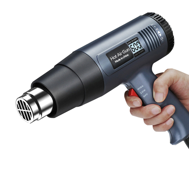 Industrial Grade Electric Corded Hot Air Gun Machine Digital Display