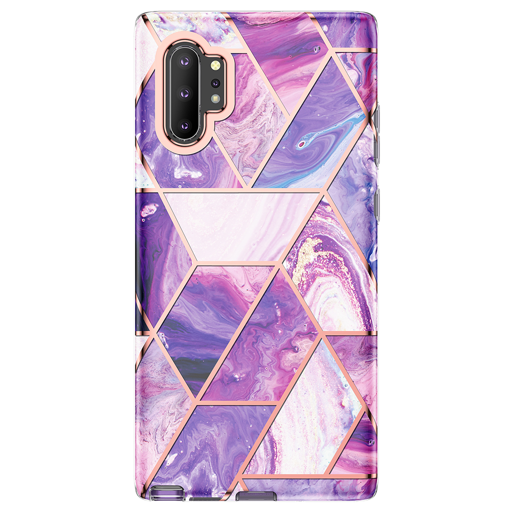 Electroplated Purple Marble