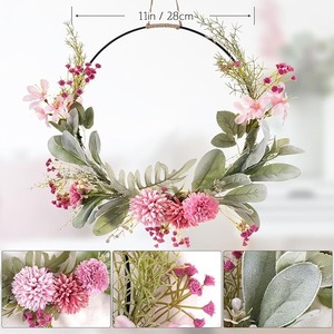 Corona de Rosas Eternas de Lujo, Coronas de Flores Preservadas para Regalo del Día de San Valentín, Decoración para <span class=keywords><strong>el</strong></span> Hogar, Bodas y Fiestas - Product Image 4