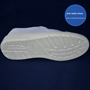 Zapatos <span class=keywords><strong>de</strong></span> Trabajo para <span class=keywords><strong>Hombre</strong></span>, <span class=keywords><strong>de</strong></span> Malla Transpirable, Antiestáticos, con Suela Suave <span class=keywords><strong>de</strong></span> PU, Antipolvo, para Cuarto Limpio, Tipo Mariposa, ESD - Product Image 3