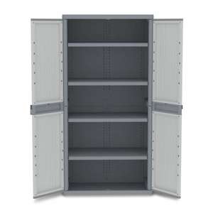 TERRY - 1002563 2 Puertas Gabinete Exterior 89,7x53,7x180 - 4 estantes interiores ajustables-ARMARIOS EAN 8005646025631 - Product Image 3