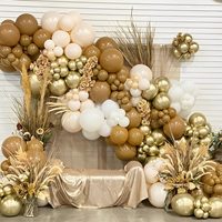 Kit d'arc de guirlande de ballons en or métallique pour les décorations de fête de mariage d'anniversaire de nouvel an.