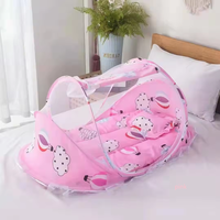 Moustiquaire pliable pour bébé, très vendue / Couverture anti-moustiques pour bébé avec oreiller, ensemble trois pièces, directement de l'usine