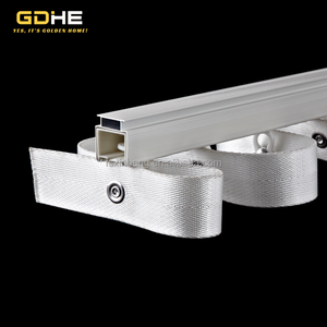 Transforma tu Espacio con la Riel de Cortina Plegable en S de Aleación de Aluminio con Rodillo y Accesorios de Cinta para Cortina con WIFI - Product Image 3