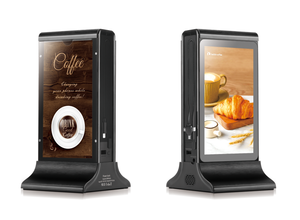 FYD-835G Restaurant Digital <strong>Menu</strong> Display Machine USB <strong>Flash</strong> Drive Hotel <strong>Table</strong> Top Advertising Display Player Powerbank - Product Image 2