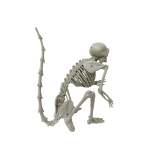 Halloween Horrible Decor Skeleton Monkey Skeleton Model <b>Plastic</b> <b>Animal</b> Toy - Product Image 5