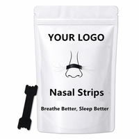 Bandes nasales anti-ronflement personnalisées avec logo, extra résistantes, pour peaux sensibles, pour une meilleure respiration et un sommeil amélioré, emballage personnalisé