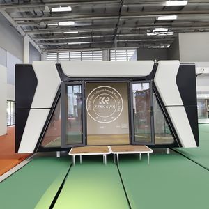 Maison mobile préfabriquée tendance 2025, cabane miniature moderne, capsule spatiale, hôtel en forme de dirigeable - Product Image 1