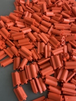 Service d'impression de pièces en plastique personnalisées, blocs de construction ABS, briques de haute qualité, couleur métallique, OEM ODM, usine