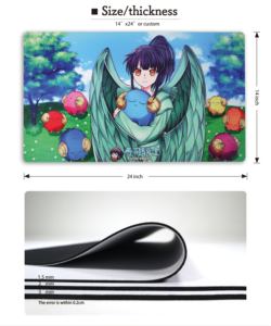 个性化防滑加热方形TCG游戏垫定制橡胶鼠标垫OEM库存 - Product Image 5