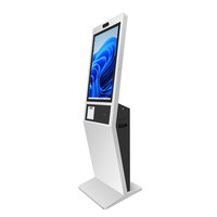 Kiosque interactif avec boîtier métallique, système de point de vente et imprimante |   Systèmes d'exploitation Windows/Android pour le commerce de détail, la restauration et les services publics