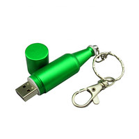 Clé USB 3.0 en métal en forme de bouteille TD-001, la plus récente, de 8 Go à 32 Go, en gros, en stock