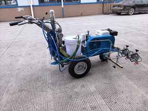 Máquina de Señalización Vial de Pulverización en Frío sin Aire de Empuje Manual, Pintura Fría para la Industria de la Construcción, Máquina Automática de Señalización Vial en Venta - Product Image 2