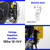 Pabrik Memproduksi Mesin Bensin 27hp 739cc V-twin Silinder 4 Langkah Berpendingin Udara dengan Starter Elektrik untuk Kapal.