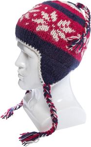 Cappello in maglia con fiocco di neve Unisex in lana Chullos Sherpa Vintage invernale - Product Image 4