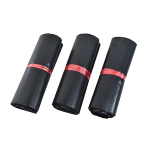 Bolsa de trigo para entrega urgente, bolsa de embalaje de mensajería negra engrosada de 28x42cm para envío de comercio electrónico - Product Image 1