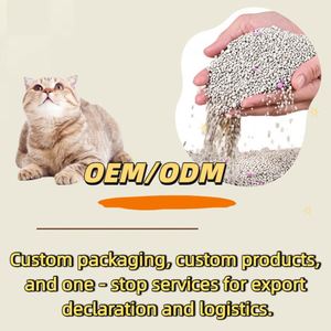 Litière pour chat écologique à agglomération rapide, faible teneur en poussière, 99 % d'échantillons gratuits, hautement absorbante, en bentonite sphérique, parfum lavande, gris clair - Product Image 6