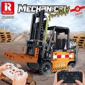 22002 Modelo de Montacargas de Ingeniería a Control Remoto, Bloques de Construcción Eléctricos, Juguete Educativo para Niños, Regalo - Product Image 2