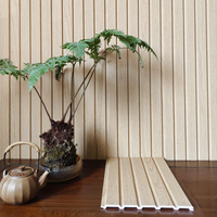 Nuevo Producto Panel de Pared de PVC WPC de Alta Calidad, Rejilla Plana Sólida, Adecuado para Decoración de Interiores