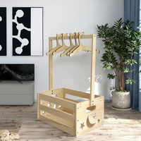 Panier de rangement pliable en bois pour la maison, séchoir à linge, boîtes de rangement écologiques grande capacité, organisateur - Offre Spéciale