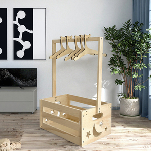 Panier de rangement pliable <span class=keywords><strong>en</strong></span> <span class=keywords><strong>bois</strong></span> pour la maison, séchoir à <span class=keywords><strong>linge</strong></span>, boîtes de rangement écologiques grande capacité, organisateur - Offre Spéciale - Product Image 1