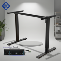Bureau debout intelligent Kaiyu – Cadre de bureau réglable électriquement à moteur unique de haute qualité pour ordinateur – Mobilier de bureau