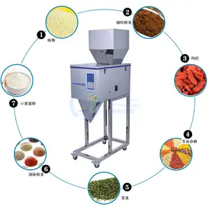 100-9990g Milk Powder Coffee Beans Dry Spice Weight Filling Machine Nuts Grain Or Powder Packing Machine Supply