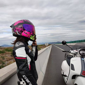 Casque de moto de compétition unisexe, moto 3C, automne et hiver, chevalier, double lentille, intégral, tout-terrain - Product Image 4