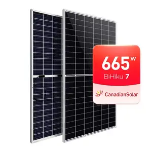 免费送货加拿大450w 550w 650w 670w 540w家用太阳能电池板阵列