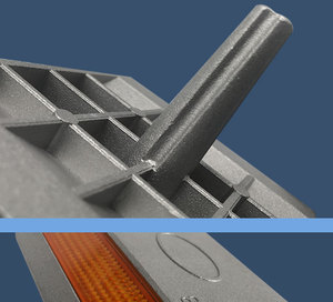 Ojo de Gato 100*100*65mm Seguridad de Tráfico marcador de aluminio reflectante carretera Stud <span class=keywords><strong>Reflector</strong></span> advertencia pavimento - Product Image 6