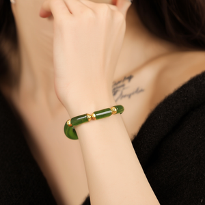 Fashion <b>Beaded</b> <b>Bracelet</b> 316L Stainless Steel PVD <b>Gold</b> Plating Sustainable Resistant - Product Image 3
