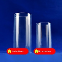 Tube en quartz fondu de haute pureté |   Quartz transparent résistant à la chaleur pour usage en laboratoire et semi-conducteurs, taille personnalisable, soudage