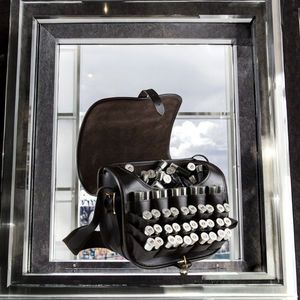 Support métallique exclusif transfrontalier pour rail de guidage 20 mm avec protection en cuir MOLLE Hunting SLR Fine Strike MI Branch - Product Image 3